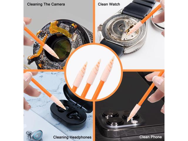 Cleaning Swab Kit, Multi-Purpose Foam Cleaning Swabs, for Printers, Inkjets, Cameras, Automotive, Optics, Sensors, Guns, Arts and Crafts,...