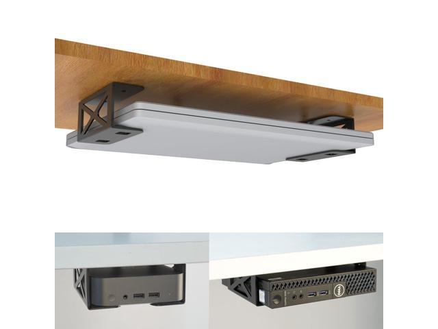 Desk Laptop/Mini PC Storage Mount, CPU Holder, Compatible with OptiPlex, Mac Book, Mac mini and More.