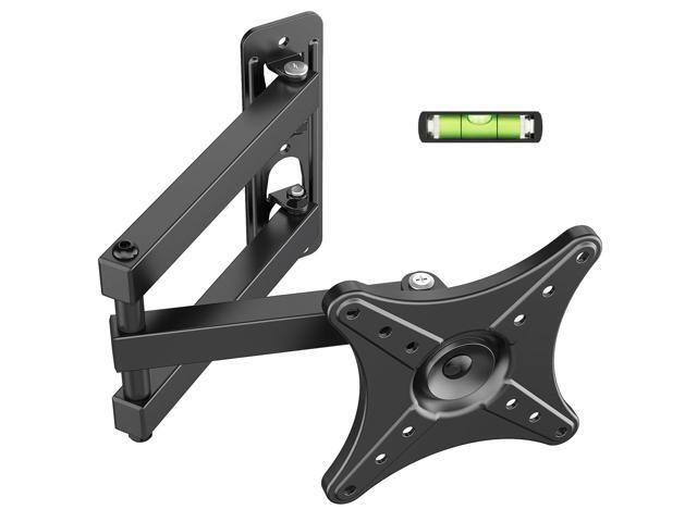 Full Motion Wall Mount Bracket for Most 13-32 Inch LED LCD Flat Curved Screen, 360° Rotation Swivel Tilt Extension, Adjustable Articulating Arms,...