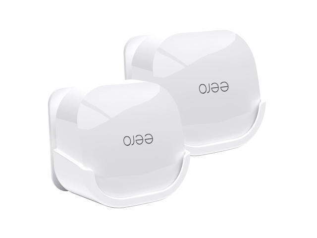 2Pack Wall Mount Holder for Mesh Wi-Fi System, Wall Mount Stand Bracket for tri-Band Mesh, Wall Bracket for Extender Router Wire Organizer