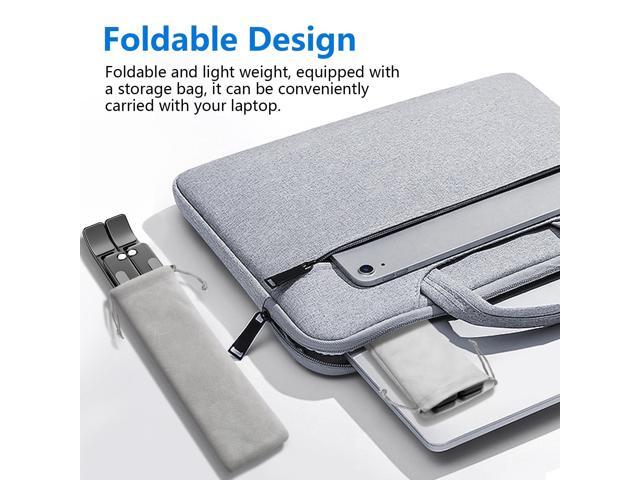 Laptop Stand for Desk, Aluminum Metal Stand, Computer Riser for Desk, Portable Foldable Adjustable Notebook Holder, Compatible with 10-15.6 Inch...