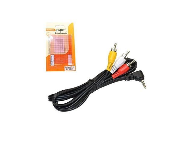 AV Audio Video Cable/Cord 3.5mm to 3 RCA, 56-inch