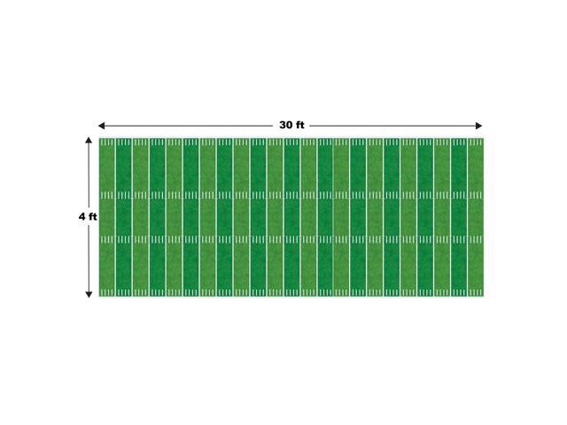American Football Field Backdrop, Sports Themed Photo Background for Walls, Game Day Decorations, Tailgating, Birthday Parties, 4' x 30'
