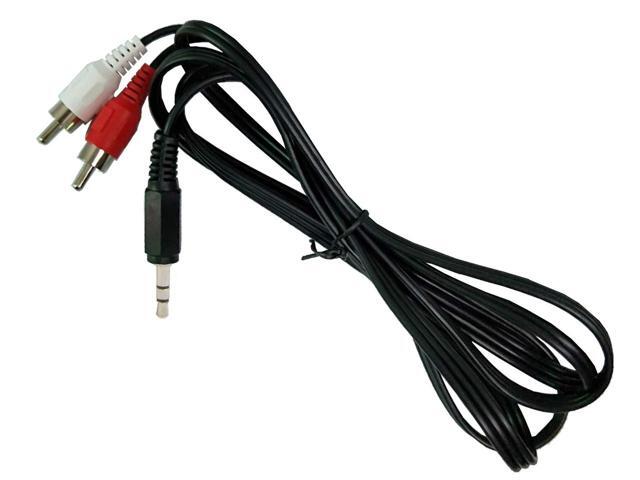 3.5 mm to 2 RCA Stereo Cable Audio Cord Compatible with TV Soundbar Home Theatre Bar System & Multimedia Speaker