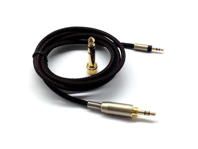 Replacement Audio Upgrade Cable Compatible with Over-Ear On-Ear Headphones 1.5meters/4.9feet