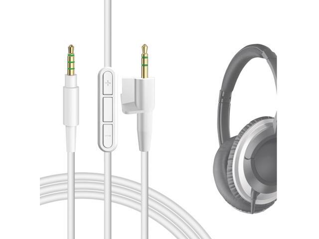 Audio Cable with Mic Compatible with Around-Ear AE2, AE2i, AE2w Cable, 2.5mm Aux Replacement Stereo Cord with Inline Microphone and Volume Control...