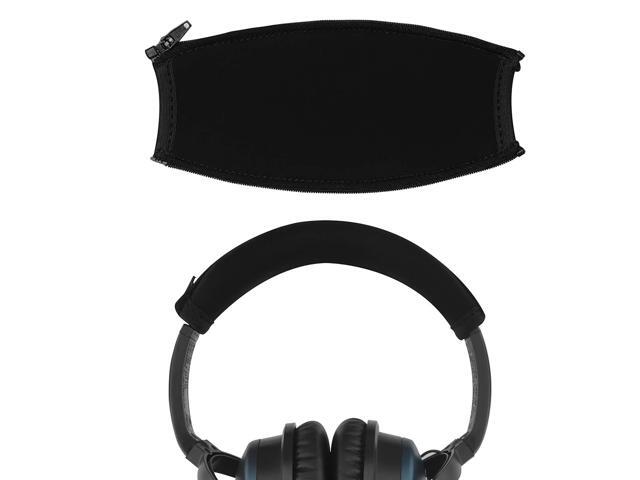 Flex Fabric Headband Cover Compatible with QuietComfort 2, QC15 Headphones, Sweat Cover, Replacement Repair Part, Easy DIY Installation (Black)