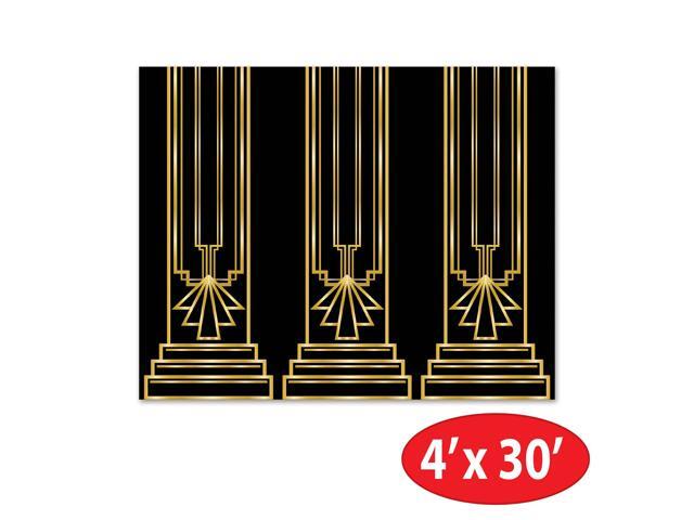Great 20s Wall Backdrop, Decorative Wall Covering for Roaring Twenties Parties, Art Deco-Themed Photo Booths, Jazz Night Celebrations, Speakeasy...
