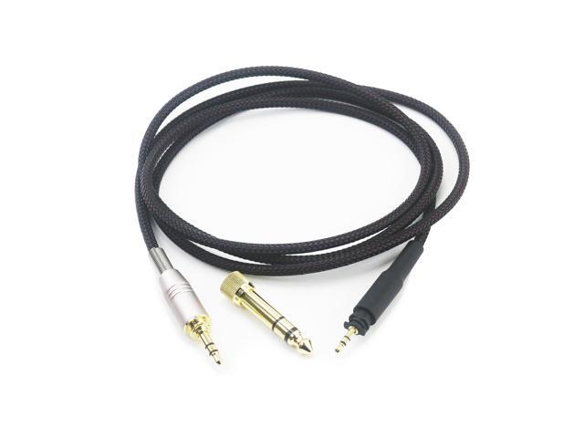 Replacement Cable for Headphones Braided Wire Audio Upgrade HiFi Stereo Cord 150cm/4.5ft
