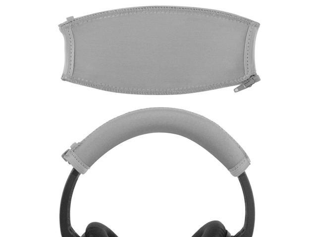 Flex Fabric Headband Cover Compatible with QuietComfort QC 15, QC2 Headphones, Sweat-Resistant, Replacement Repair Part, Easy DIY Installation (Gray)