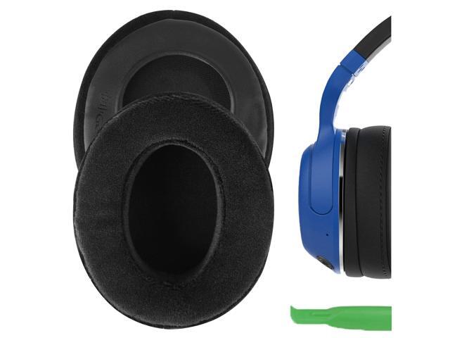 Comfort Velour Replacement Ear Pads Compatible with Over-Ear Headphones Ear Cushions, Repair Parts (Black)