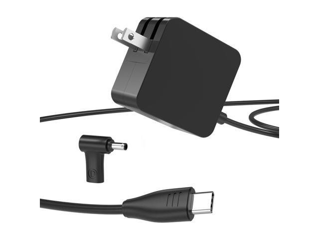 65W USB C Laptop Charger Fit for Book Pro 360 NP950QDB NP930XDB, Flex 2 Alpha NP730QCJ, Chromebook 4 4+ XE310XBA XE350XBA XE520QAB, Converter...
