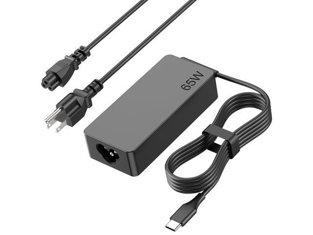 Universal 65W 45W USB C Type C AC Adapter Laptop Charger Compatible with ThinkPad T14 T15 E14 E15 T480s T580s T490 E580 E590 Yoga 7i 9i C930 C940...