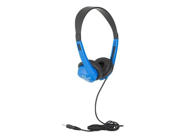Stereo School Headphones with Heavy Duty Cord, Blue