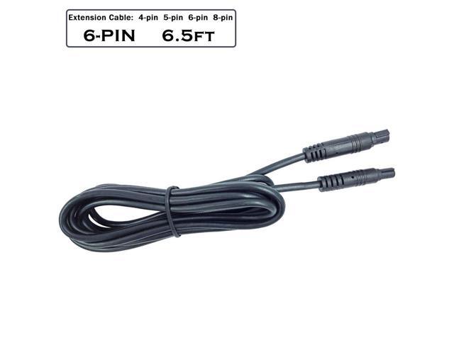 Dash Cam Rear View Backup Camera Reverse Car Recorder Cable Extension Cord (6-pin 6.5ft)