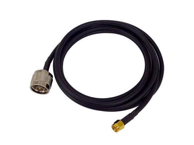 Type-N Extension Cable Male to SMA Male Coax Cable 6.5ft to SMA RG58 Coaxial Cable Low Loss Type-N Jumper Cable for CB Ham Amateur Two-Way Radio...