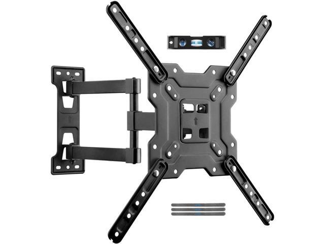 TV Wall Mount Swivel and Tilt Full Motion for Most 23 to 55 inch TV Mount up to 55lbs max VESA 400x400mm (A1+)