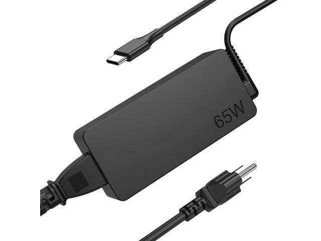 65W 45W USB C Laptop Charger fit for ThinkPad Yoga Chromebook 65W Laptop AC Adapter Power Supply Cord