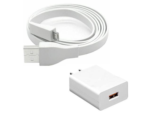 Replacement USB Charging Cable Cord Wire and AC Power Adapter for Portable Bluetooth Speakers