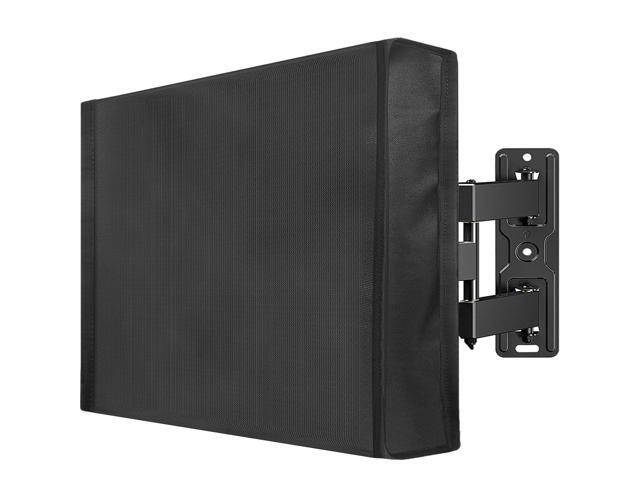 Outdoor TV Cover Weatherproof with Bottom Cover for 38-40 inch TV, Waterproof and Dustproof TV Screen Protectors with Remote Control Pocket for...