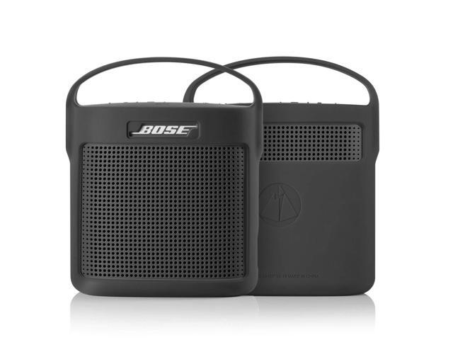 Protective Silicone Stand Up Case with Handle Compatible with SoundLink Color Speaker II(Dark Gray)