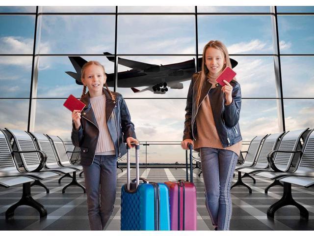 Airport Terminal Photography Backdrop Airplane Departure Airport Lounge Party Decorations Banner 7x5FT