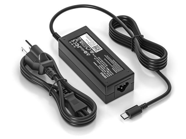 45W USB C Laptop Adapter Compatible with Chromebook Charger, for Type-C Power Cord