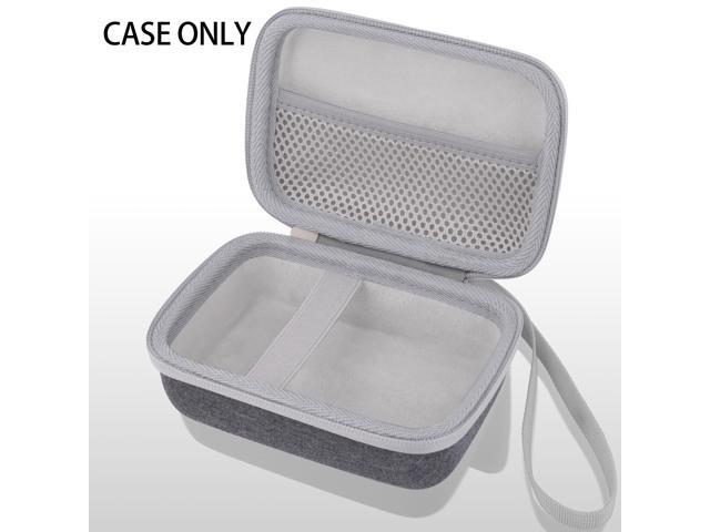 Hard Travel Case Replacement for Instax Mini Link 3 2 1 Smartphone Printer (Ash White Case + Inside White)