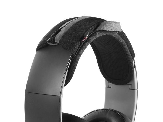 Large Sized Replacement Headband Cushion Pad Cover Head Band Protector with Zipper, Headband Cover Cushion Protector Pad for Headphones (Max for...