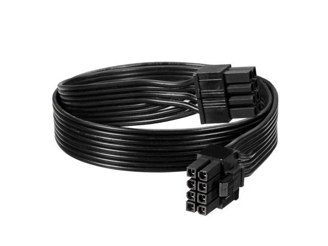 CPU 8 Pin Male to CPU 8 Pin (4+4) Male EPS-12V for Motherboard Power Adapter Cable 32 inches (NOT PCI-e - NOT GPU VGA Cable!!!)