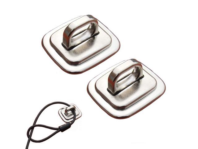 Anchor Base Plate for Keyed or Combination Cable Locks, Desk Mount Accessory for Cable Locks