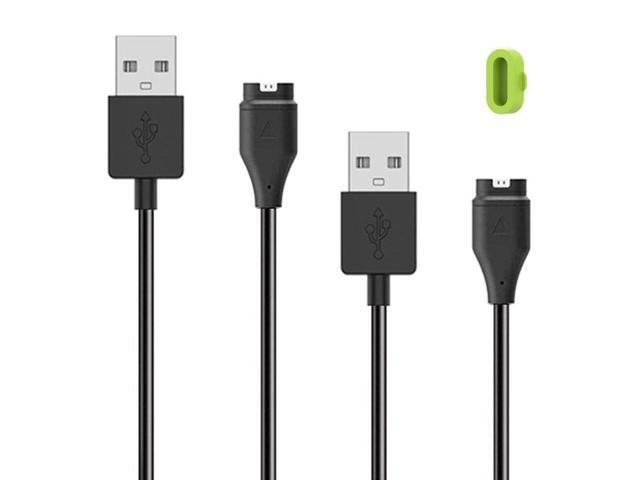 Charger for Venu Sq 2/2/2 Plus/2S/3/3S Charging Cable Cord Plus a Green Anti Dust Plug (2Pack, 3.3ft/1m)