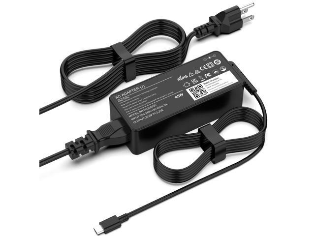 45W USB C Laptop Charger, Universal Type C Power Adapter Compatible with Laptop Chromebook Power Supply Cord