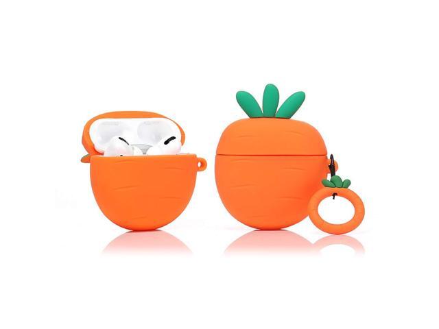 Case Compatible with Airpods Pro & Pro 2 Funny Cute Cover [Fruit Dessert Series](Carrot)
