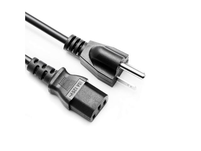 8.2ft 3 Prong Power Cord for Smart LCD TV AC Power Cord Supply Cable Replacement