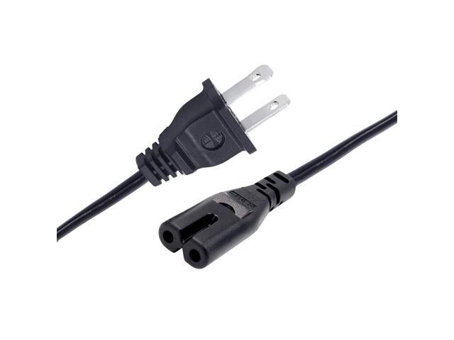 2 Prong Power Cord for Bass Module 500 700 Subwoofer Replacement Power Cord 8ft IEC C7 AC Cable