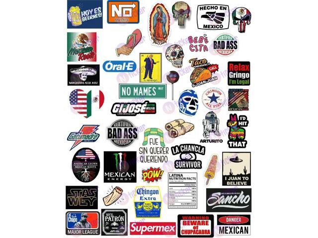 42 Stickers Stickers for Car, Laptop 100% Vinyl Stickers Funny Decals for Hardhat, Bumper, Laptop, Water Bottle or Lunchbox. Stickers for Cars