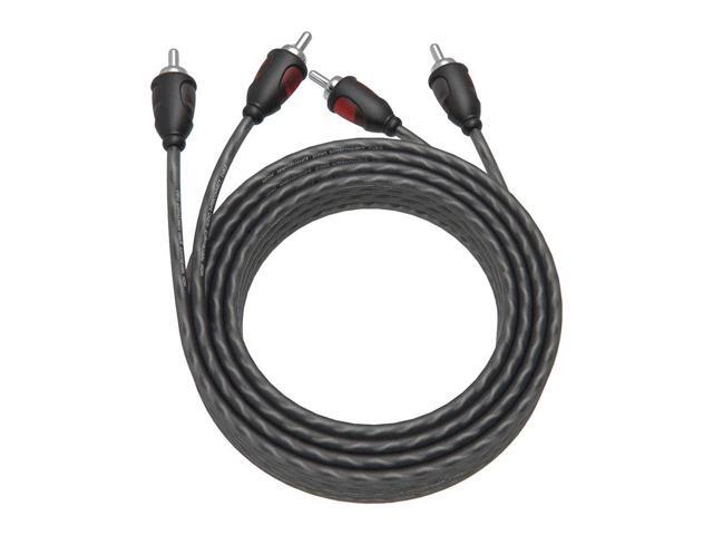 2-Male to 2-Male Twisted Pair RCA Audio Stereo Signal Cable 100% Copper - 20ft