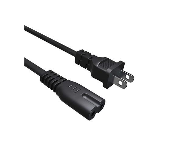 Power Cord Cable for Deskjet 3755 3752 2600 2622 1112 2130 2655 2652 3520 2622 3722 3630 3632 3634 3830 3833 2540 2652 2752e 2755e 4155e, 2 Prong...