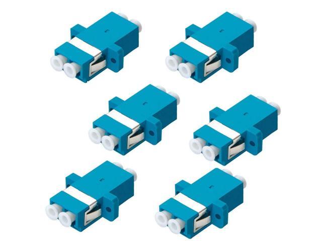 LC to LC Female to Female Coupler f/f lc/lc LC-LC LC Fiber Optic Adapter sm mm Coupler Single-Mode Multimode LC Female to LC Female Couplers