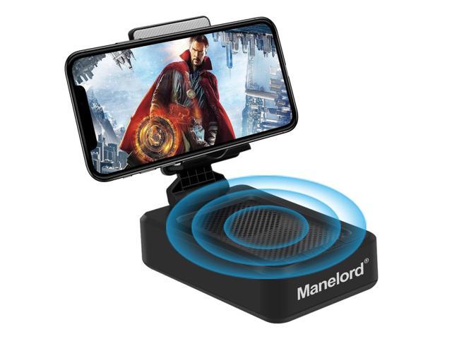 Cell Phone Stand with Wireless Bluetooth Speaker, Anti-Slip Design Phone Stand with HD Surround Sound for Home, Office, Outdoor etc.