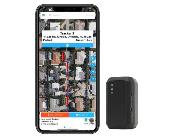 3.0 GPS Tracker - 1 Month Battery - 4G LTE - for Vehicles and Assets Real-Time GPS Tracking Device Instant Alerts