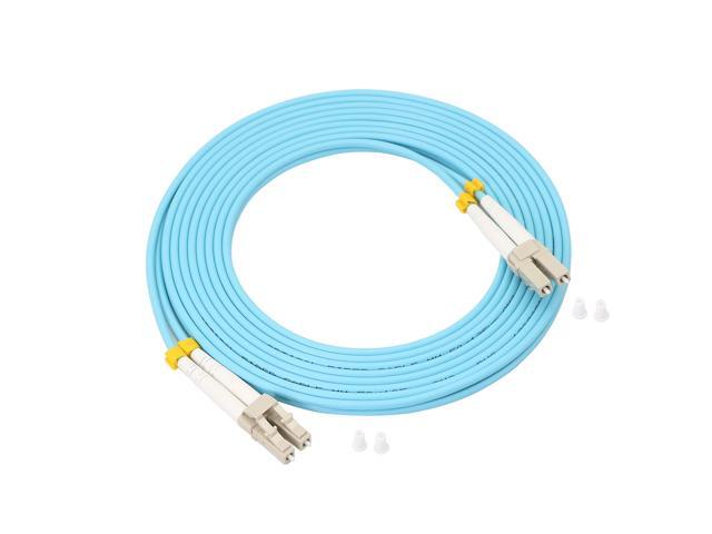 10G LC to LC Fiber Optic Patch Cord, OM3 Leads Multimode Duplex 50/125 Fiber Optic Cable for 1Gb/10G SFP+ Transceiver, Media Converter - 3M/9.8ft