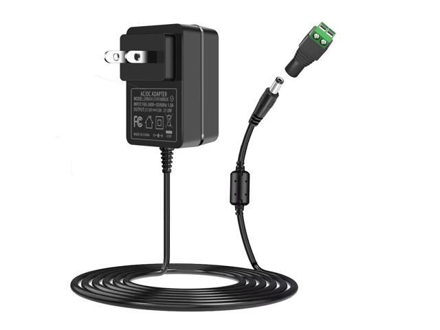 Power Supply Adapter, Compatible with 24Volt LED Lights Strip Humidifiers Essential Oil Diffuser LED Nail Lamp Speaker, 24W 100-240V AC to DC...