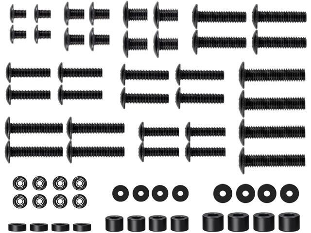 TV Mounting Hardware TV Mount Screws Kit Comes with M4, M5, M6, M8 Screws, Includes Spacers and Washers, Fits Any TVs Up to 82 Inch, Works with Any...