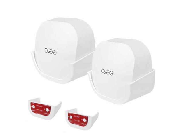 Screwless Wall Mount for Dual-Band mesh Wi-Fi 6 Router Holder, No Tools Required, Easy to Install, No Drilling, Strong VHB Adhesive Mount (2 Pack)