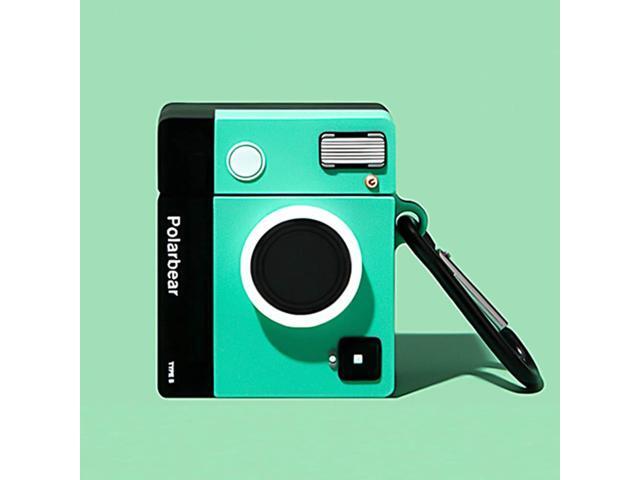 Compatible for Camera case 1/2, Retro Protective Silicone Skin Case for AirPods, Funny Kawaii Cute Fashion Cartoon 3D Cover for AirPods 1/2 with...