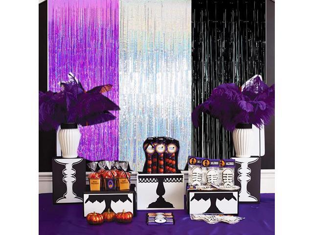 Graduation Party Decorations Purple Silver Black 2026/Purple Black Graduation Decorations 2026/Birthday Decorations for Women Purple Silver Black...