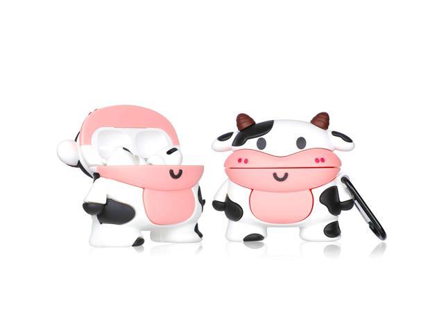 Case for AirPod Pro 2019/Pro 2 Gen 2022 Cartoon Cute Kawaii 3D Silicone Cover Keychain Funny Animal Soft Protective for Air Pods Pro Girls Kids...