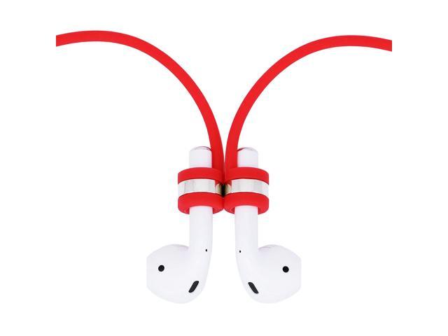Earphone Strap 360° Magnetic Super Strong Cord Anti-Lost Leash Sports String - Accessories for PRO/2/1 (Red)